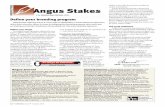 Angus Stakes PERSPECTIVES Those stories document commercial · 2014-10-17 · Those stories document commercial cattlemen building long-term relationships with a seedstock supplier