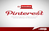 Everything you need to know about selling on Pinterest · 2015-04-02 · Using Pinterest Pinterest to try out new product lines Enlightened brands and ecommerce professionals are