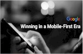 Winning in a Mobile-First Era · INTERNAL: Google Confidential and Proprietary APAC Winning in a Mobile-First Era. Confidential + Proprietary 8 years in ad agencies. Confidential
