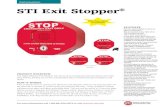theft prevention STI exit Stopper - ComsecSTI-6400, STI-6400WIR, STI-6400WIR4 & STI-6402WIR · FCC & IC Compliant · CE Approved WARRANTY Three year guarantee against breakage of polycarbonate