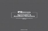 Specialist & Ancillary Directory · 2019-10-03 · endocrinology 31 ent/otolaryngology 32 gastroenterology 34 general surgery 37 general surgery & robotic surgery 39 gynecology -