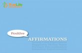 Positive Affirmations Handbook · AFFIRMATIONS Anxiety Calm Expectations Happiness Money Peace Pressure Procrastination Relaxation Transformation Positive