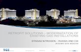 RETROFIT SOLUTIONS –MODERNIZATION OF EXISITING GAS ... · RETROFIT SOLUTIONS –MODERNIZATION OF EXISITING GAS INSTALLATIONS. SYNGAS NITROGEN – RUSSIA AND CIS. ... 29/05/2019