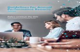 Guidelines for Annual Performance Reports · 2020-02-05 · Report Contents 2 Review and Tabling Process 6 ... Annual reports submitted for central review must be in final format,