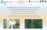 Existential crises of riverine eco-systems: an …...Existential crises of riverine eco-systems: an echoing environmental epidemic in Europe and India 1 Sasi VARADHARAJAN1 and Gabriela
