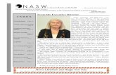 Volume 95, Number 1 From the Executive Director I N D E X · Page 4 NASW-LA An Hour with Private Practice Give the Gift of NASW Membership Share your appreciation for NASW and its