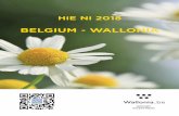 BELGIUM - WALLONIA · 2018-11-12 · BELGIUM - WALLONIA 27 - 29 Nov 2018 Messe Frankfurt, Germany Hall 8 Booth N70 - N71
