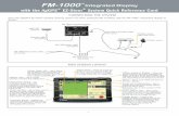 FM-1000 Integrated Display with the AgGPS EZ-Steer System … · 2020-02-12 · 1 with the AgGPS® EZ-Steer® System Quick Reference Card Integrated Display COnneCtinG tHe SyStem