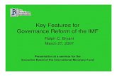 Governance Reform for the IMF and World Bank - Brookings · 2007-03-27 · Africa Africa Africa Africa Africa ME ME ME ME ME U.S. 0% 20% 40% 60% 80% 100% IMF Votes Mkt-Price GDP PPP-GDP