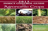 2015 Insect Control Guide for Agronomic Crops€¦ · to produce an early high-yielding crop, follow recommended practices for soil preparation, variety selection, planting dates,