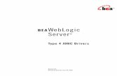 BEAWebLogic Server - Oracle...zChapter 5, “The MS SQL Server Driver” provides detailed information about the Microsoft SQL Server driver. zChapter 6, “The Oracle Driver,” provides