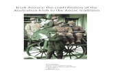 Irish Anzacs (2013) · 2019-10-22 · * A paper delivered at Parliament House, Sydney on 1 May 2013 to commemorate Anzac Day. Dr Kildea is an adjunct senior lecturer at the Global