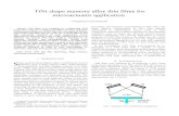 TiNi shape memory alloy thin films for microactuator ... · TiNi films were prepared by co-sputtering a TiNi target (with atomic percentage of Ti 50% and Ni 50%, RF power of 400W)