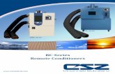 RC-Series Remote Conditioners · placed in conventional environmental chambers. • Add equipment cooling air (ECA) capability to existing chambers. • Add boost or back up heating