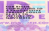FOR BIDEN, COMMITTING TO A PROGRESSIVE CABINET COULD …filesforprogress.org/memos/progressive-cabinet-polling.pdf · FOR BIDEN, COMMITTING TO A PROGRESSIVE CABINET COULD BE KEY TO