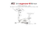 USER MANUAL EN IN 20071 Exercise bike inSPORTline Petyr UB · IN 20071 Exercise bike inSPORTline Petyr UB. 2 ... • To ensure the best safety of the exerciser, regularly check it