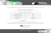 Certificate Design5 · 17 2015 16 July 2016 For TSI- Corporate Administrators (Pty) Ltd This rating certificate and the verification report are based on the information provided to