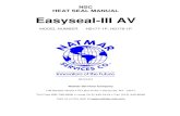 NSC HEAT SEAL MANUAL Easyseal-III AV...NSC HEAT SEAL MANUAL Easyseal-III AV MODEL NUMBER HS177-1P, HS178-1P REV0412 Natmar Services Company 139 Beattie Street PO Box 6743 Syracuse,