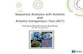 Sequence Analysis with Artemis and Artemis Comparison Tool … · 2010-03-18 · Sequence Analysis with Artemis and Artemis Comparison Tool (ACT) Carribean Bioinformatics Workshop