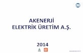 AKENERJİ ELEKTRİK ÜRETİM A.Ş. · COMPANY OVERVIEW Ownership Structure •IPO-ed June 2000 Role in Market •Established in 1989, one of the largest and most experienced players