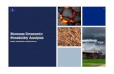 Biomass Economic Feasibility Analysis · Regression Analysis Interpretation The regression analysis provides an equation for consumption projections that approx. $1.5 million coal
