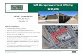 Self Storage Investment Offering $250,000 · Oakdale, CA eliable however can make no warranties, express or implied, to it’s accuracy. Buyer to conduct their own due diligence.
