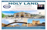 Mt. St. Peter Parish HOLY LANDDay 1: Thursday –October 7th: Depart for the Holy Land Make your way to your local Airport, where you will board your overnight flight. Your meals are