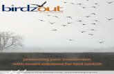 protecting your investment with smart solutions for bird control · 2019-12-16 · Bird control tips for best results Use a range of different products: Different bird control products