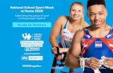 National School Sport Week at Home 2020...Joe Fraser Sky Sports Scholar Samantha Kinghorn #NSSWtogether National School Sport Week at Home 2020 Celebrating the power of sport to bring
