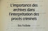 L’importance des archives dans l’interprétation des procès criminelscongres.archivistes.qc.ca/wp-content/uploads/2018/06/M5... · 2018-06-22 · L’affaire Denise Therrien