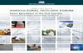 Smart Agriculture in the 21st Century...Smart Agriculture in the 21st Century PlenAry 8:00 a.m. Welcome Agricultural economic & Foreign Trade Outlook Food, Foreign Policy and International
