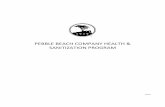 PEBBLE BEACH COMPANY HEALTH & SANITIZATION ... ... PEBBLE BEACH RESORTS HEALTH & SANITIZATION GUIDELINES