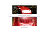How To Fabricate A Hidden Tail Light - Motorcycle Metal To Fabricate... · How To Fabricate A Hidden Tail Light By Howard 1. Take your fender and cut out the design you want by first