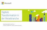 Digitale Willkommen Transformation in · Digitale Transformation in der Reisebranche. Microsoft Mission. Digital transformation is essential to sustaining a competitive advantage