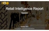 Retail Intelligence report - Apparel _Apparel.pdf · The value of the global apparel retail market totaled €1,280 billion in 2017 (52.6% womenswear, 31.3% menswear and 16.1% children’s