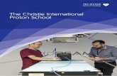 The Christie International Proton School · Introductory : observation courses: Level 3: course: 1 - 2 WEEKS: 6 7: Level 4: course: Target audience • Aimed at clinicians, physicists