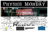 Physics Monday October, 2017 · 2017-10-31 · Physics Monday. Кто шокировал Абрашину-Жадаеву? Фигуры Хладни, ещё ничего не знаешь