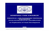KEEPING THE CHARGE · President’s Committee for People with Intellectual Disabilities 3 2006 DISCLAIMER . This document, Report to the President: KEEPING THE CHARGE…Personal and