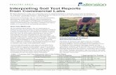 HEALTHY SOILS Interpreting Soil Test Reports from ......soil’s capacity to retain nutrients. Soil testing laboratories may report CEC on soil test reports expressed as milliequivalents