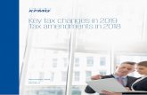Key tax changes in 2019. Tax amendments in 2018...Laws and regulations: Federal Law No. 303-FZ dated 3 August 2018 Letter No. SD-4-3/20667@ of the Federal Tax Service of Russia dated