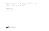 Principles and Applications of Thermal Analysis€¦ · Principles and Applications of Thermal Analysis Edited by Paul Gabbott. Principles and Applications of ... 1 A Practical Introduction