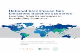 National Greenhouse Gas Emissions Baseline Scenarios · 2020-01-15 · National Greenhouse Gas Emissions Baseline Scenarios: Learning from Experiences in Developing Countries 3 It