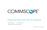 Integrating iPatch with Cisco EnergyWise...adoption of intelligent infrastructure, to make it an integral part of enterprise networks Easier, faster, smarter networks… Auto-document