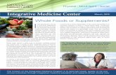 Integrative Medicine Centersynergistically to offer protection against many types of chronic diseases, including cancer. The Integrative Medicine Center welcomes Dietitian, Angela