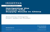 Navigating the Clinical Trial Supply Route in China · • Acceptance of foreign clinical trial data for drugs and devices, which should reduce the need for local clinical trials