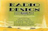 Price 15 cents FALK) - worldradiohistory.com · RADIO DESIGN Magazine is published quarterly, or four times during the year. The subscription price for the four issues is 50 cents