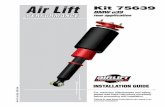 Air Lift Performance · 8. Route the braided air line in a manner where the line will not be kinked or rubbed against . Cycle the suspension up and down; turn the wheel lock-to-lock