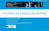 A COMPLEX ENDOLEAK REPAIR - SIR RFSrfs.sirweb.org/...Akladious_Complex_Endoleak_FINAL.pdf · 12/1/2014  · Which type of endoleak is related to an inadequate seal at the ends of
