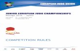 JUNIOR EUROPEAN JUDO CHAMPIONSHIPS · JUNIOR EUROPEAN JUDO CHAMPIONSHIPS Malaga 2016 - Spain 5/13 6. ! ENTRY FEE Individual The federations must pay an entry fee of 100 Euro per participating