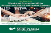 eeend Eecutive MS in - University of South Florida€¦ · Data Architect • Vice President/Director • Product Management • Data Analytics Business Intelligence Developer •